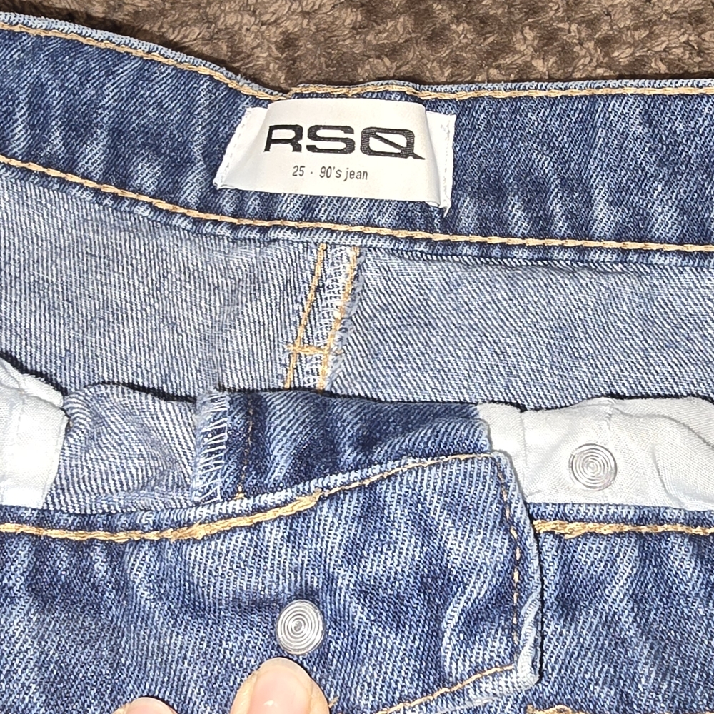 RSQ Women's Light Blue Flare Jeans